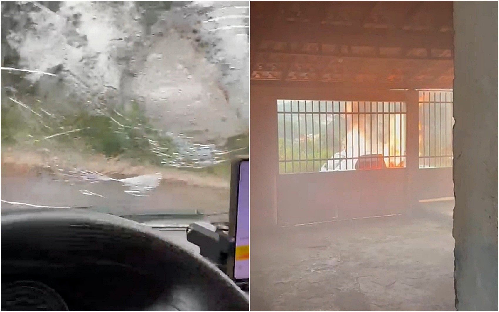 VÍDEO: Homem descumpre medida protetiva, persegue mulher e incendeia carro em Varginha, MG