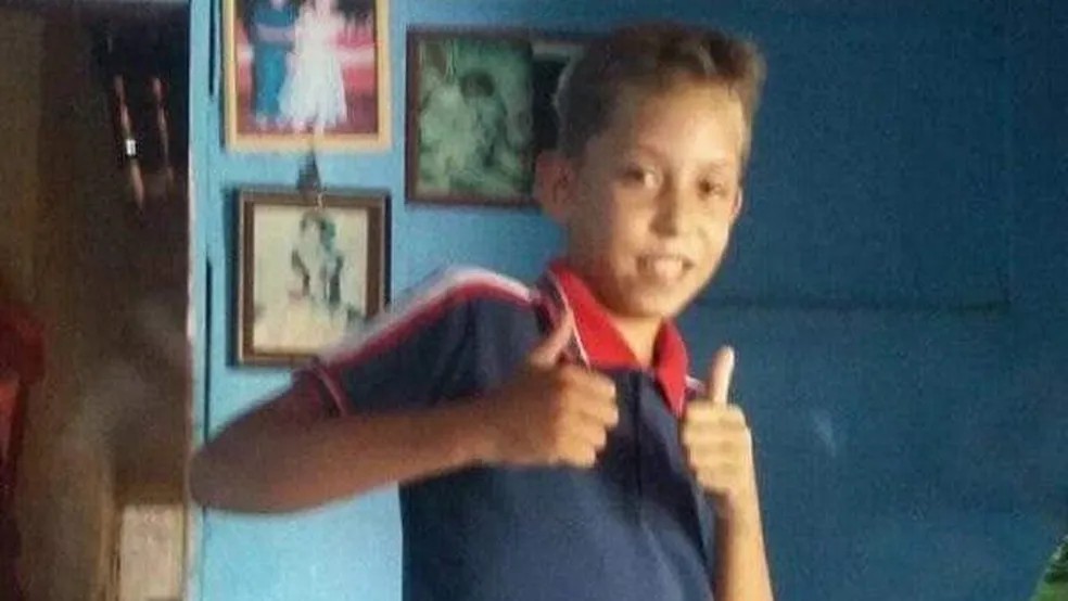 Mizael tinha 13 anos quando foi morto em uma ação policial no Município de Chorozinho — Foto: Reprodução