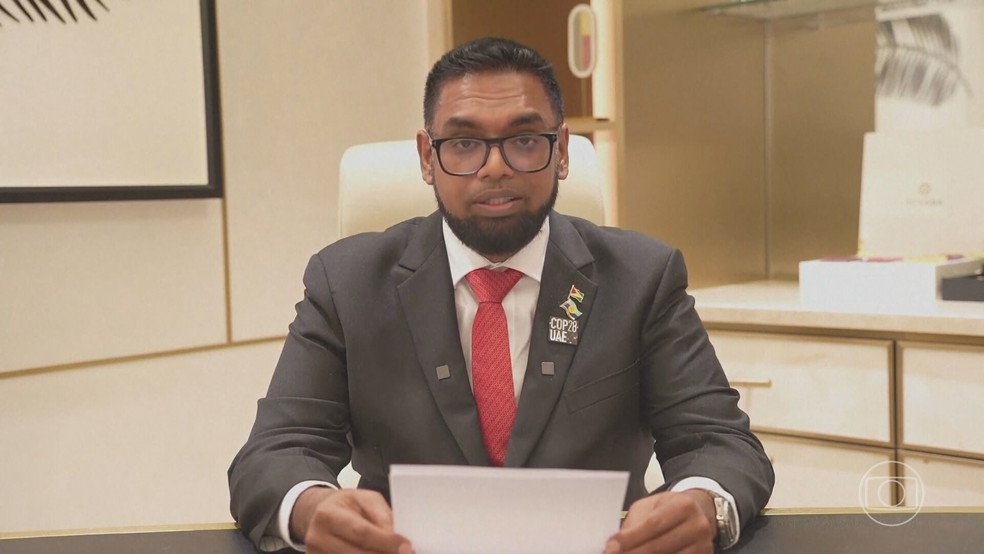 Presidente da Guiana, Irfaan Ali — Foto: JN
