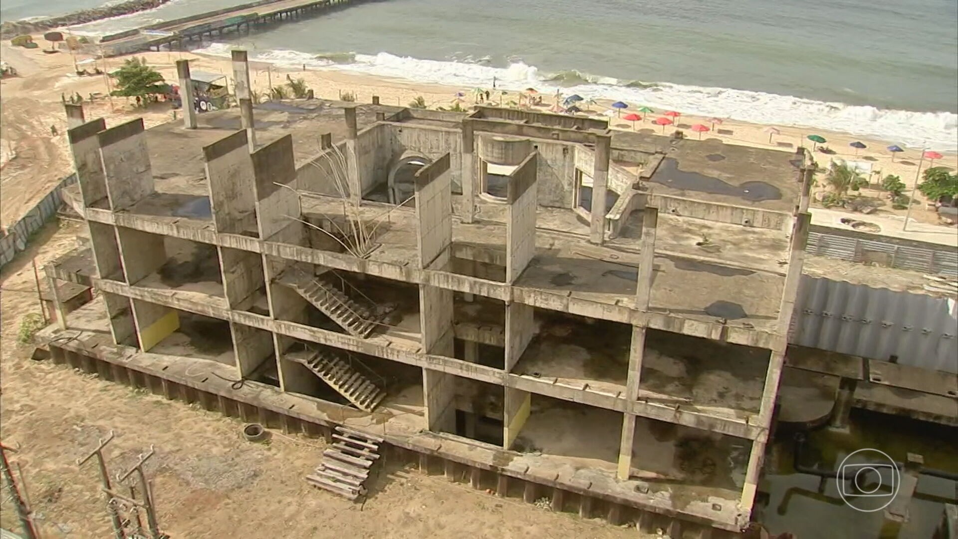 No Ceará, obra de aquário está parada há 7 anos e não tem prazo definido para ser retomada