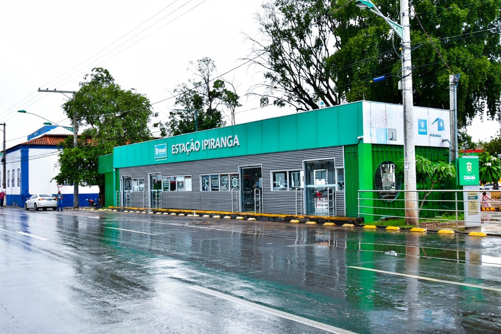 Estação Ipiranga, em Cuiabá — Foto: Reprodução/Davi Valle