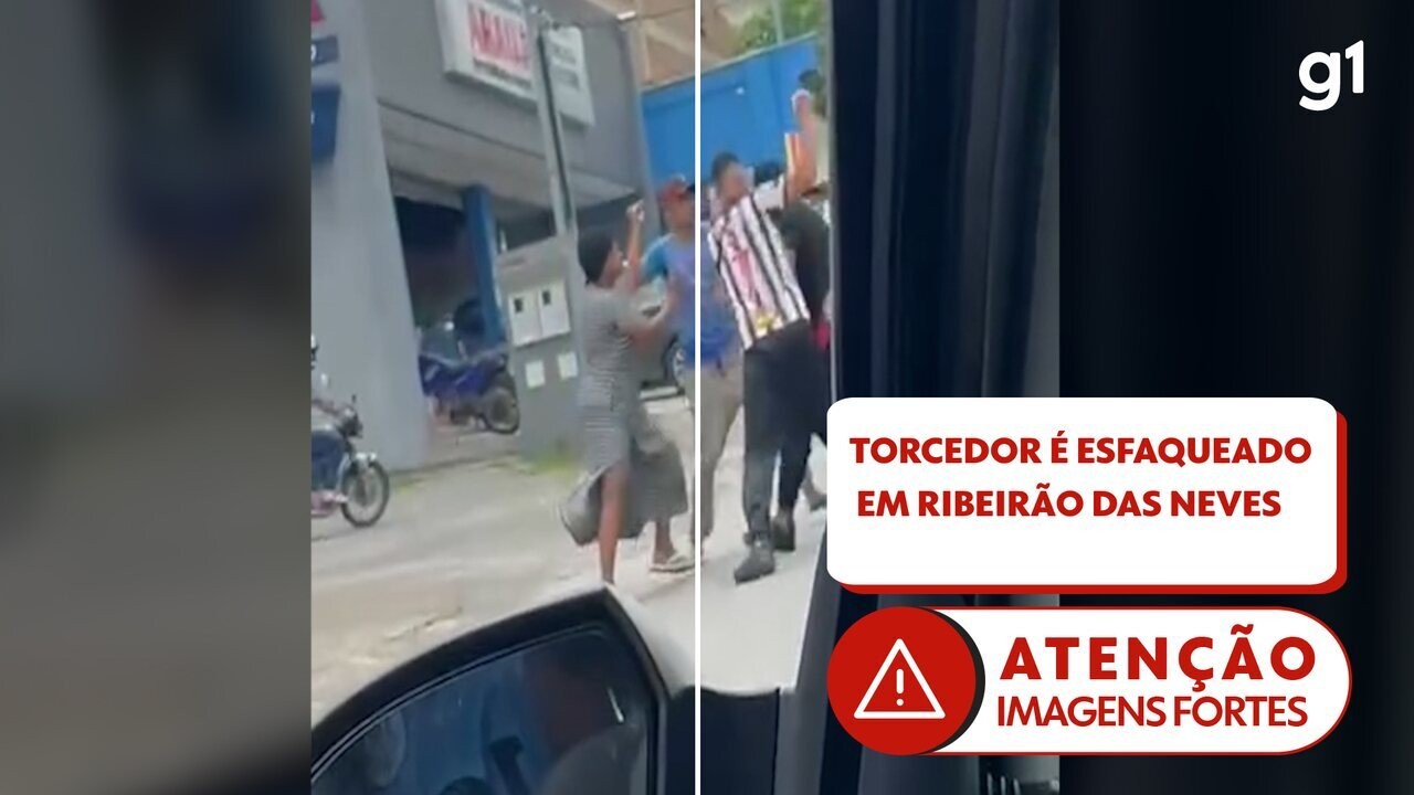 Flamenguista é esfaqueado em Minas Gerais por torcedores do Atlético-MG; VÍDEO