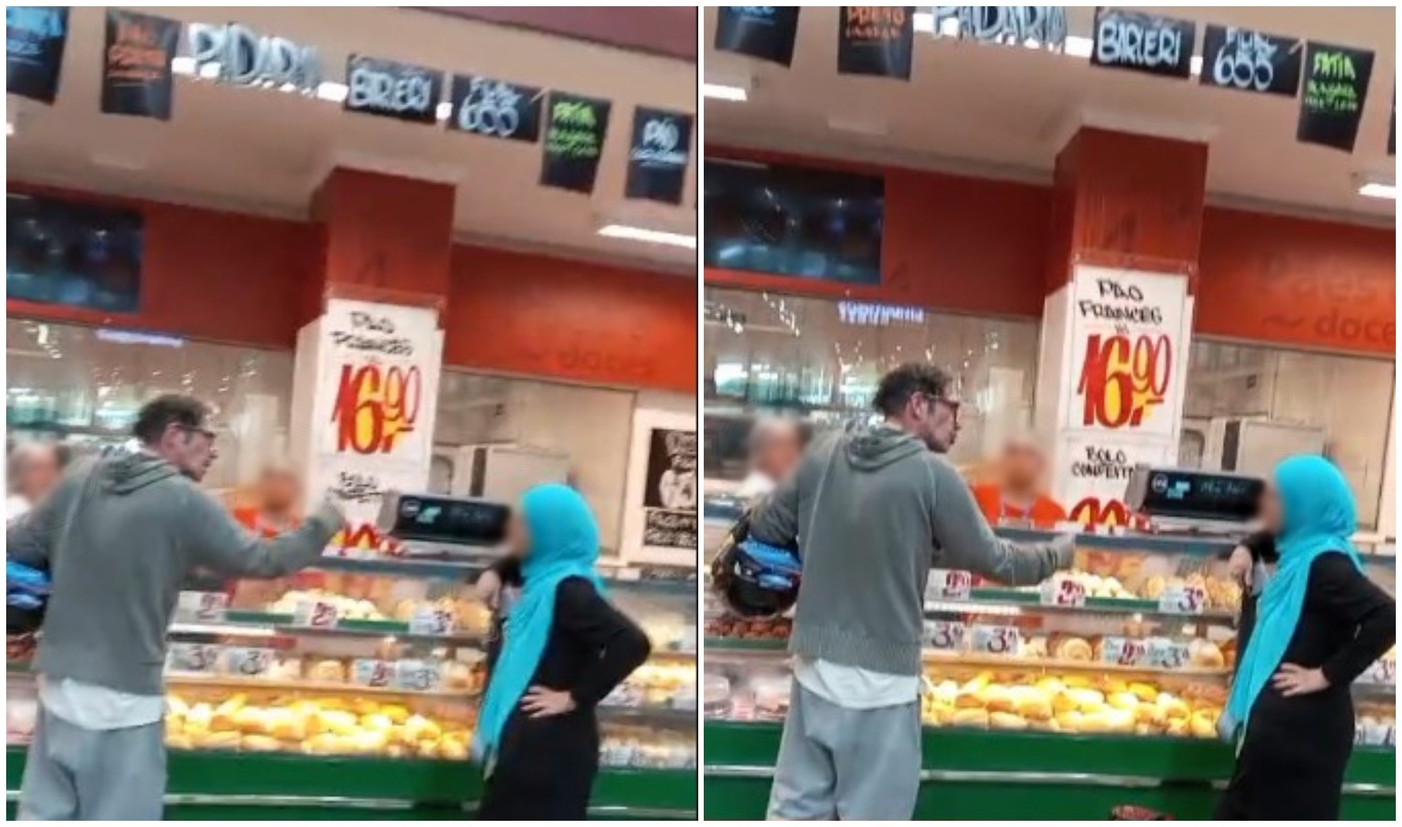 Vídeo mostra cliente atacando mulher muçulmana com ofensas religiosas em Barueri, Grande SP: 'Pode cortar meu pescoço'