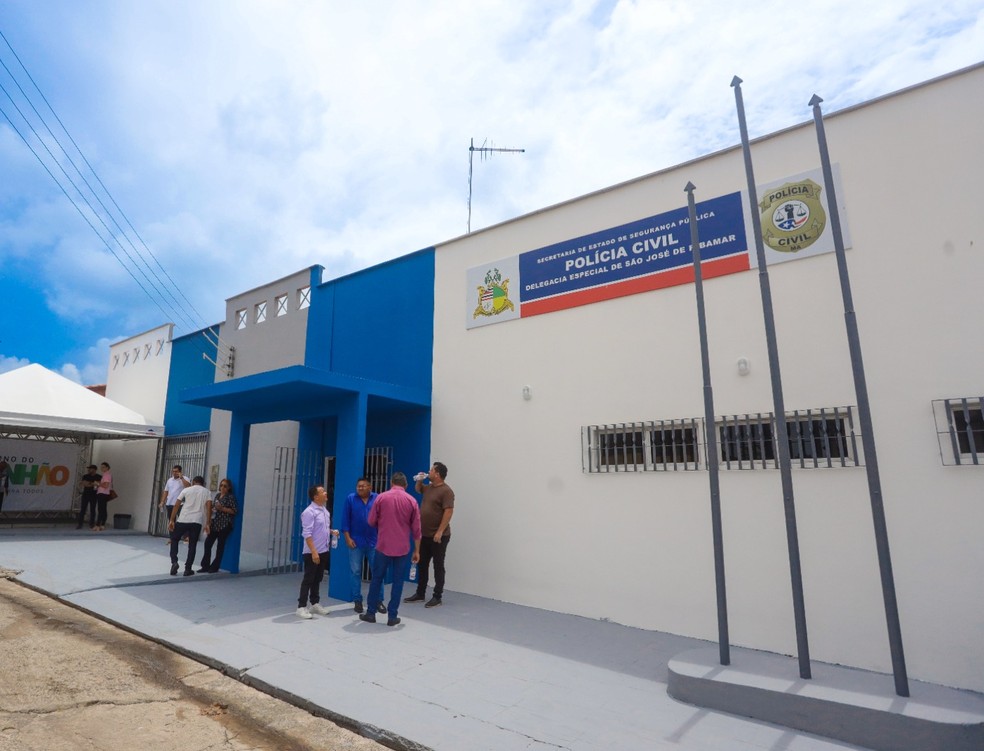 Delegacia Especial de São José de Ribamar. — Foto: Gilson Teixeira