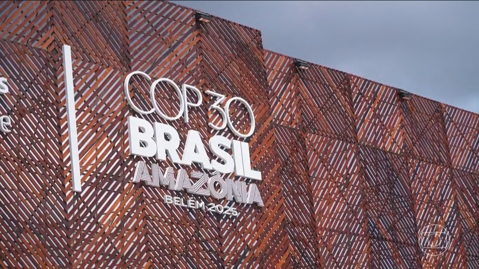COP30: países enfrentam impasses na agenda do clima — Foto: Jornal Nacional/ Reprodução