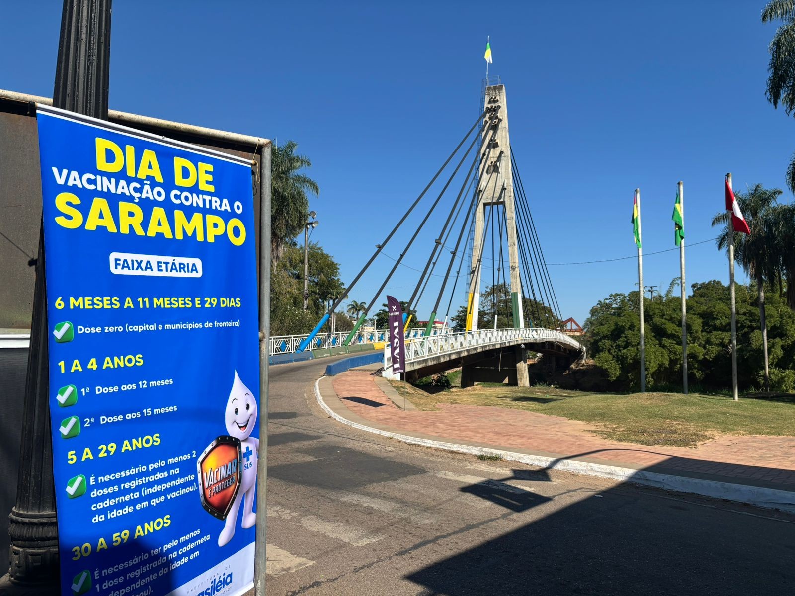 Vacina contra sarampo atinge quase 80% do público-alvo em Cruzeiro do Sul