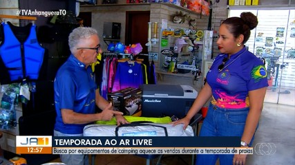 Busca por equipamentos de camping aquece vendas durante temporada de praias