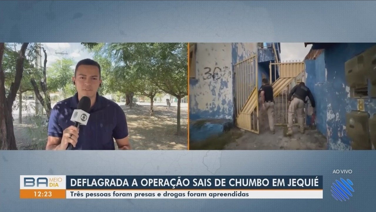 Três pessoas são presas em operação contra tráfico de drogas e organização criminosa na Bahia