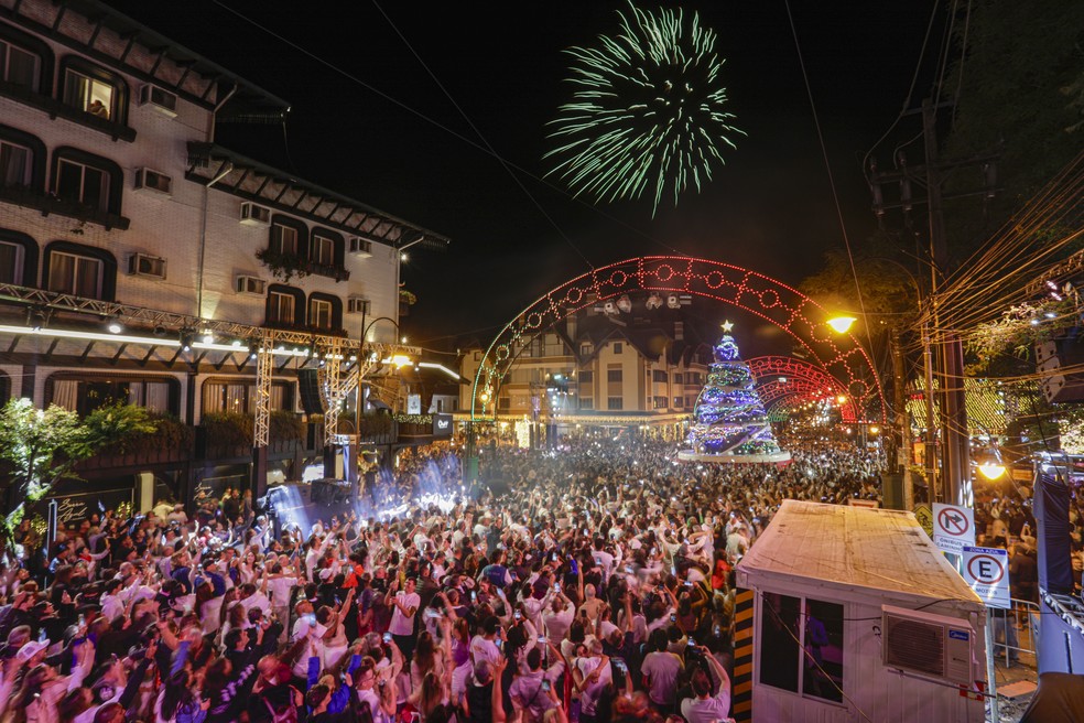 Natal de Gramado, na Serra do RS — Foto: Cleiton Thiele/Divulgação