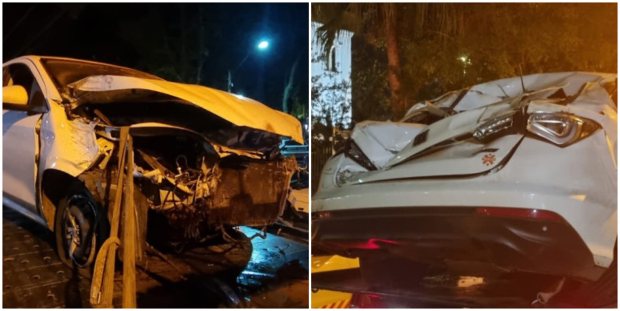 Após ter carro atingido por avião, motorista de app é assaltado e tem veículo destruído em acidente que matou ladrão: 'fiquei no prejuízo'