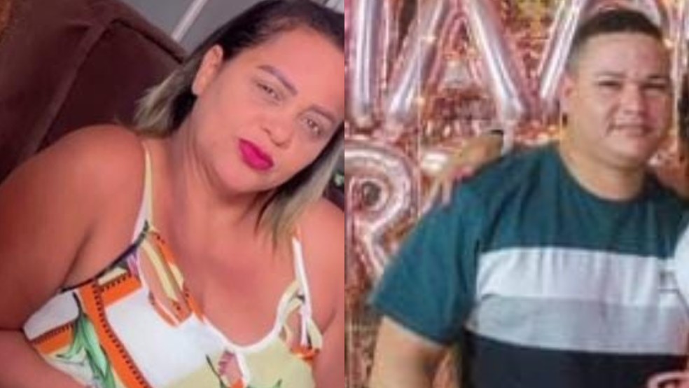 Alessandra Moraes Ferreira, 40 anos, e Bruno da Silva, de 33, foram mortos dentro de casa no Espírito Santo. — Foto: Reprodução | TV Gazeta