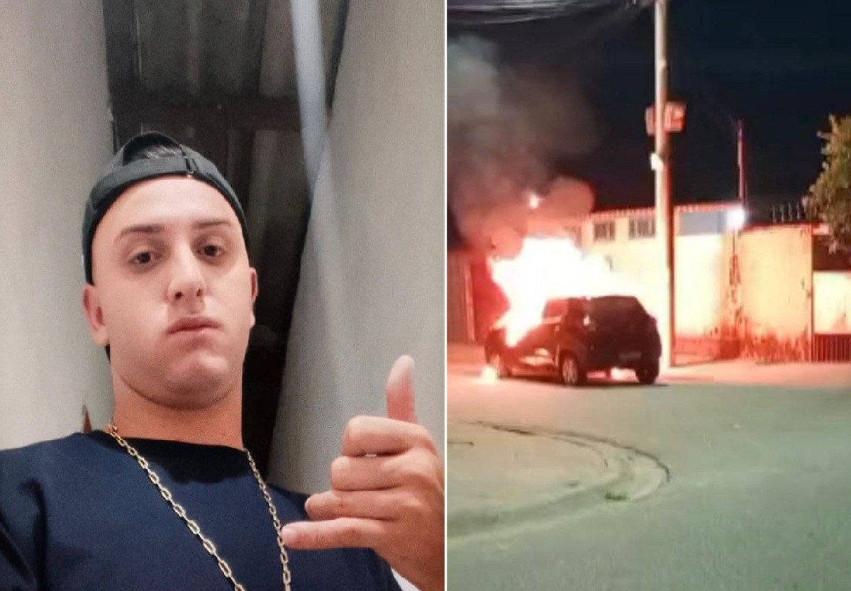 Homem morre, outro fica ferido em ataques a tiros em Campos; carro é incendiado