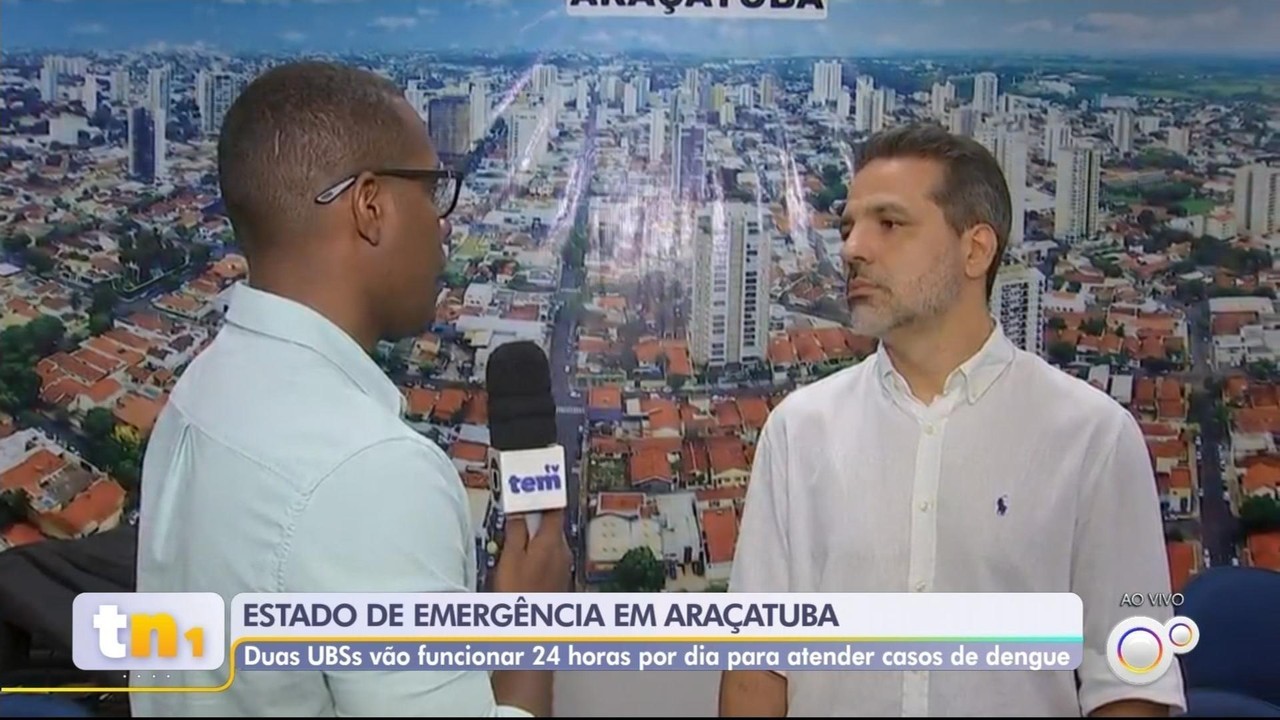 Prefeito de Araçatuba decreta estado de emergência em saúde pública devido à dengue