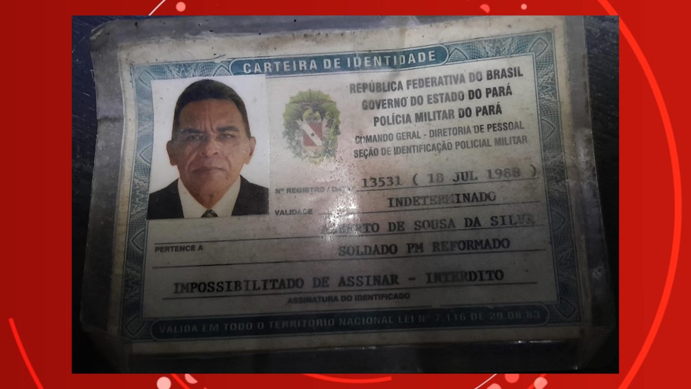 Alberto de Sousa da Silva. — Foto: Reprodução / TV Liberal