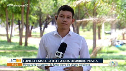 Suspeito de furtar carro é preso após dirigir embriagado e bater em postes