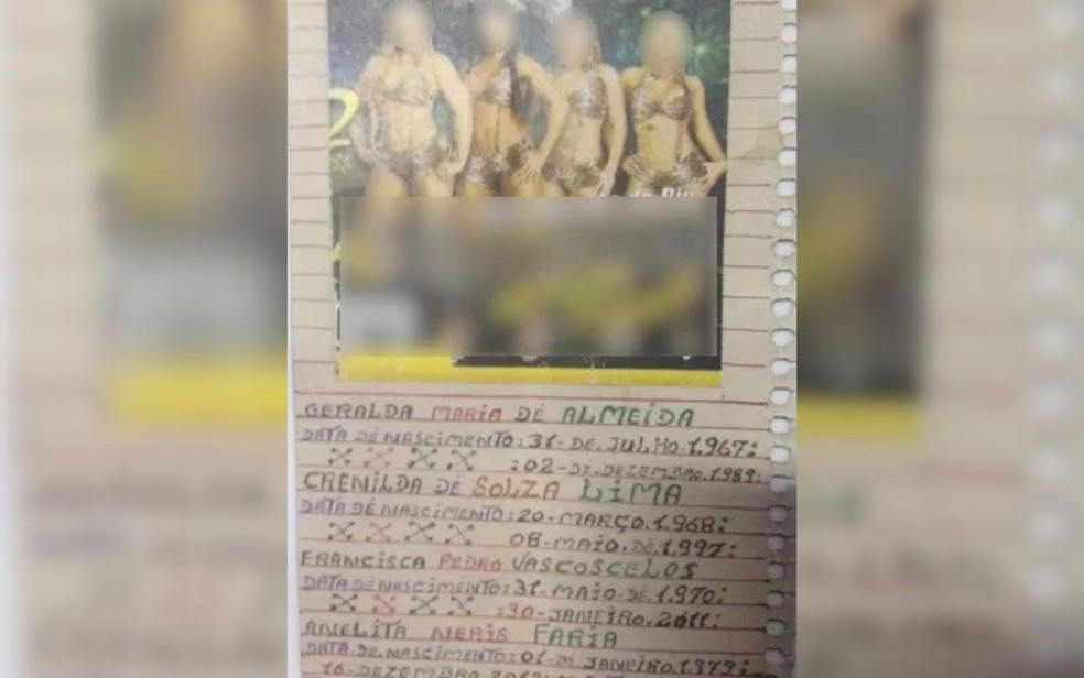 Ambulante tinha relatório de mortes em folha de papel — Foto: Sílvio Túlio/g1
