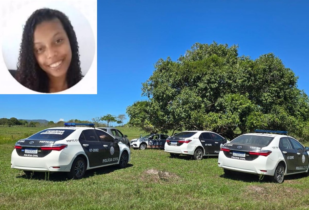 Corpo de Larissa Olimpio foi encontrado após operação da polícia em Iguaba Grande — Foto: Polícia Civil