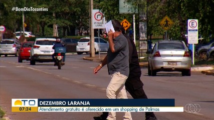 Dezembro Laranja: campanha para conscientização sobre câncer de pele é realizada em Palmas