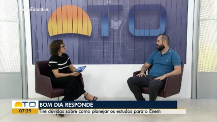 Telespectadores tiram dúvidas sobre como planejar os estudos para o Enem