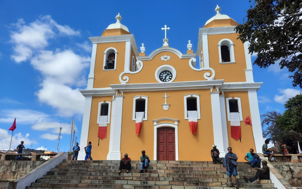 Igreja Matriz de São Tomé das Letras — Foto: Maíra Aragão