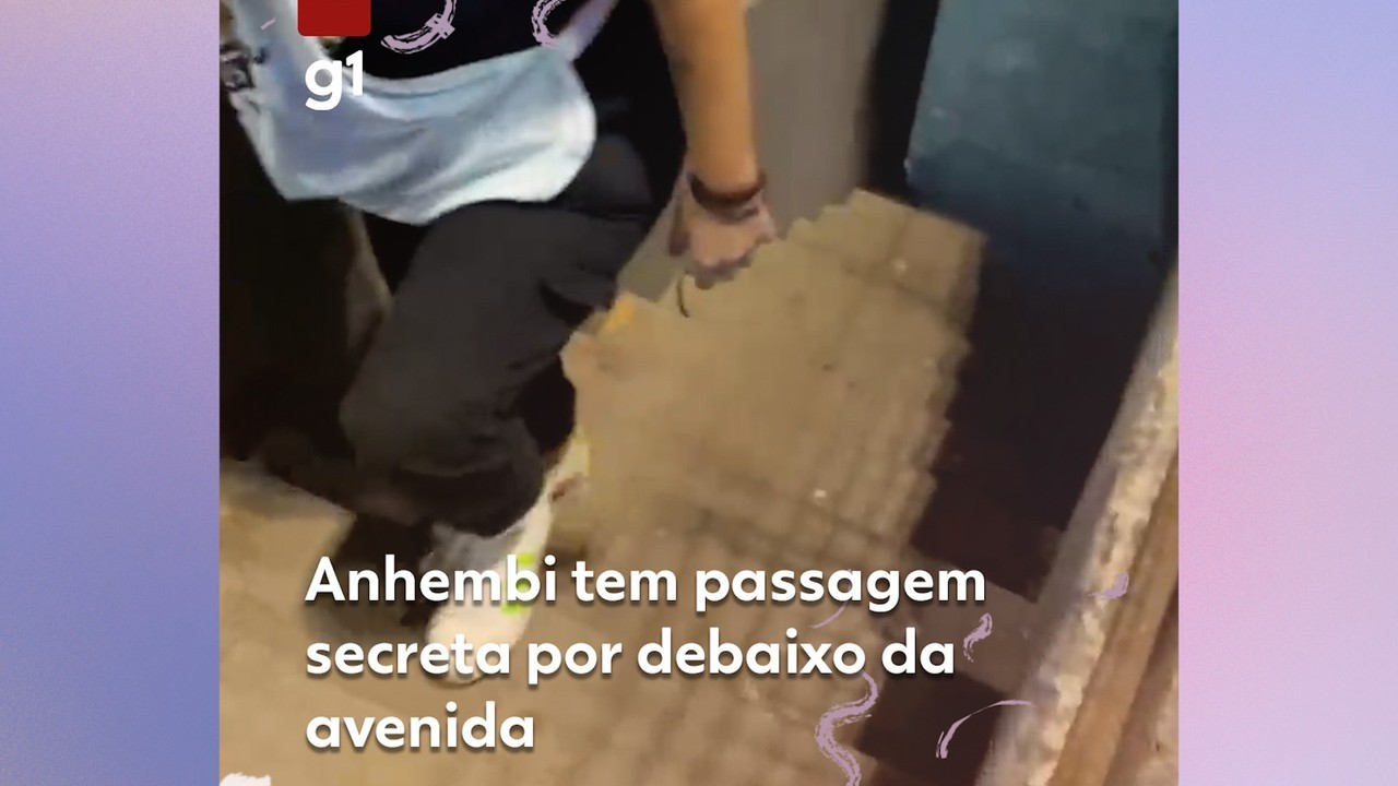 Anhembi tem 'passagem secreta' por baixo da avenida