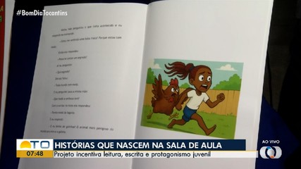 Projeto incentiva leitura, escrita e protagonismo infantil em escola do Tocantins
