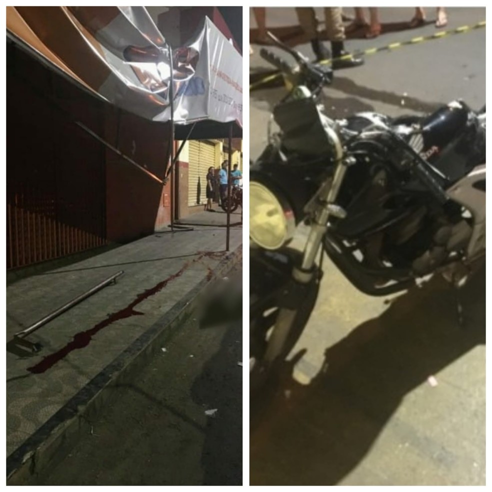 Motociclista morreu no local — Foto: Polcia Militar/Divulgao