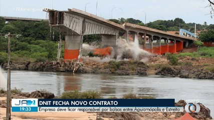 Dnit fecha contrato com balsas para travessia entre Aguiarnópolis e Estreito (MA)