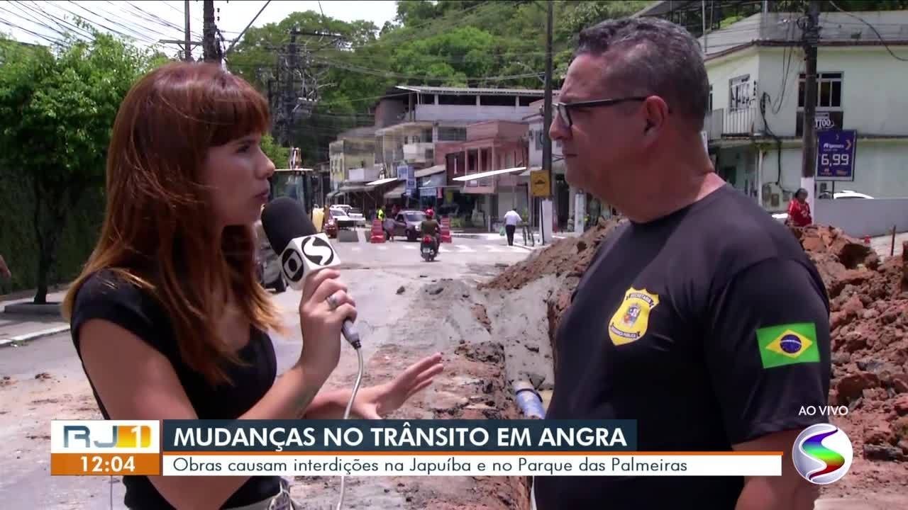 Trânsito em Angra dos Reis sofre mudanças para realização de obras
