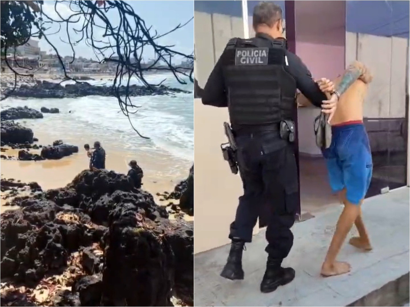 Homem é preso em praia de Natal suspeito de tráfico de drogas e organização criminosa