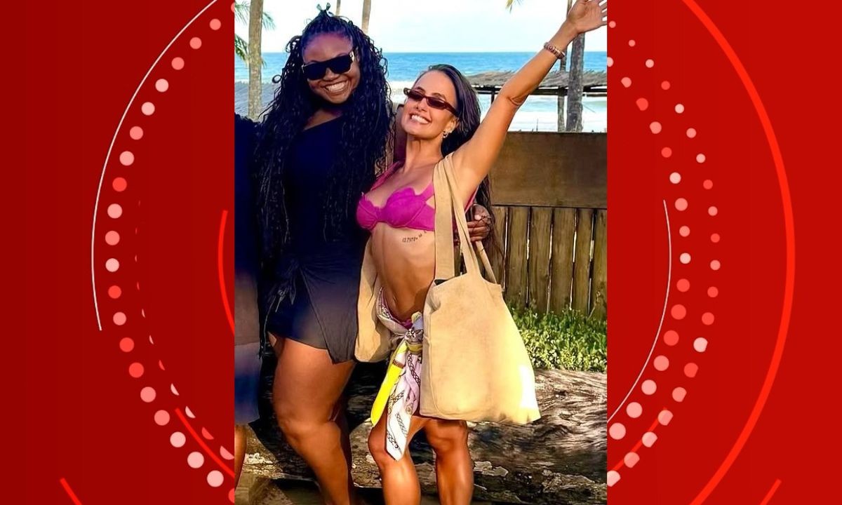 Carol Peixinho se declara para irmã de Thiaguinho em homenagem de aniversário: 'Cuidado e amor gigantes'