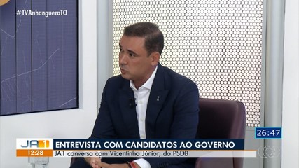 Vicentinho Júnior (PSDB) é entrevistado no JA1