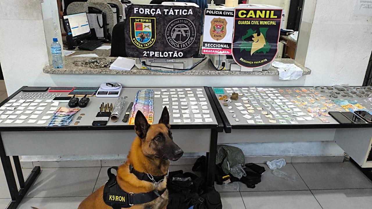 Sete são presos em operação policial contra o tráfico de drogas em Vargem