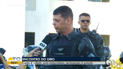 Encontro motociclístico do Giro da Polícia Militar será realizado em Palmas