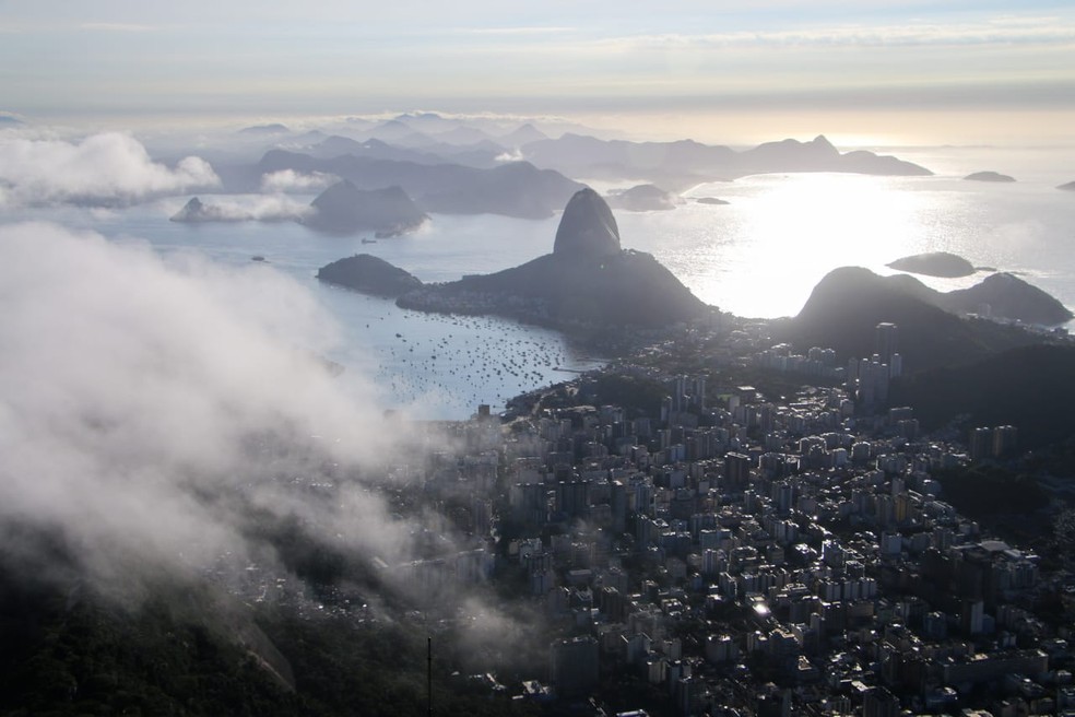 Vista do Cristo Redentor — Foto: Lívia Torres / g1 Rio