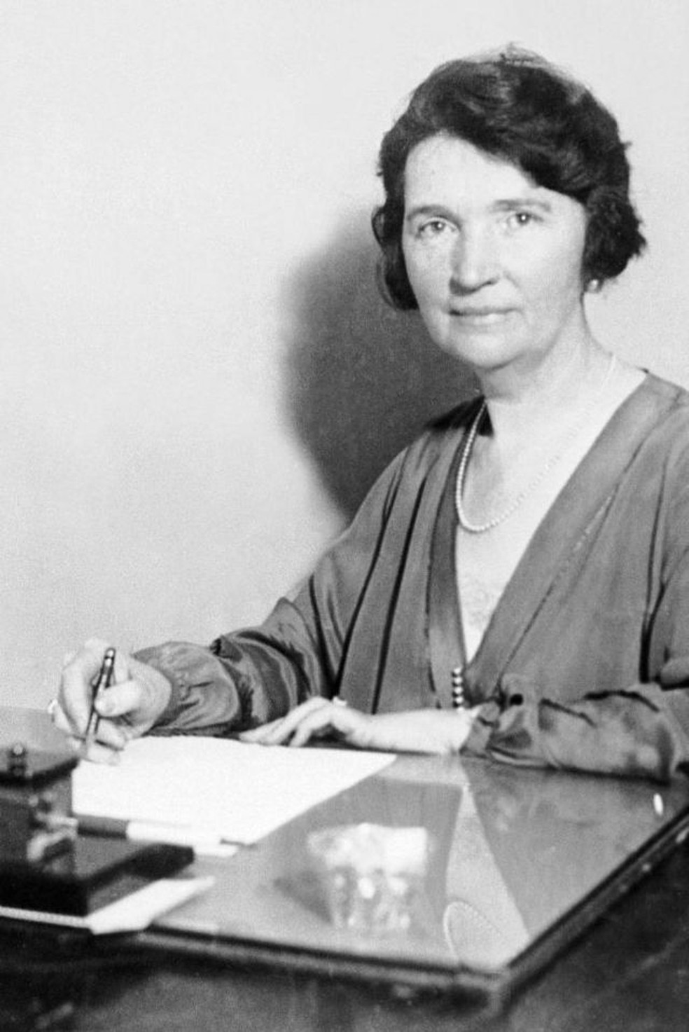 Margaret Sanger foi a fundadora da primeira clínica de controle de natalidade nos EUA, que mais tarde se tornou a organização Planned Parenthood — Foto: GETTY IMAGES via BBC