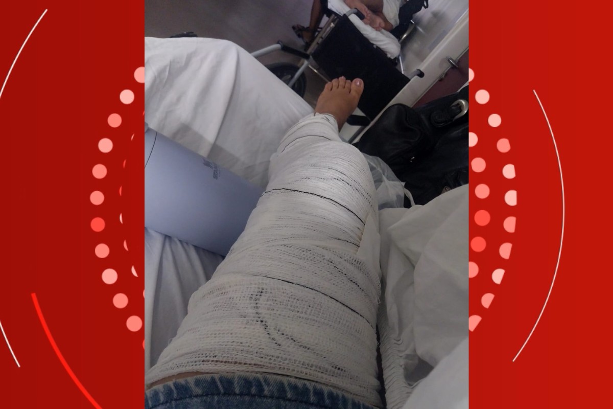 Comerciante tem fratura no joelho após vento arrancar cobertura de arquibancada na Stock Car em Cuiabá