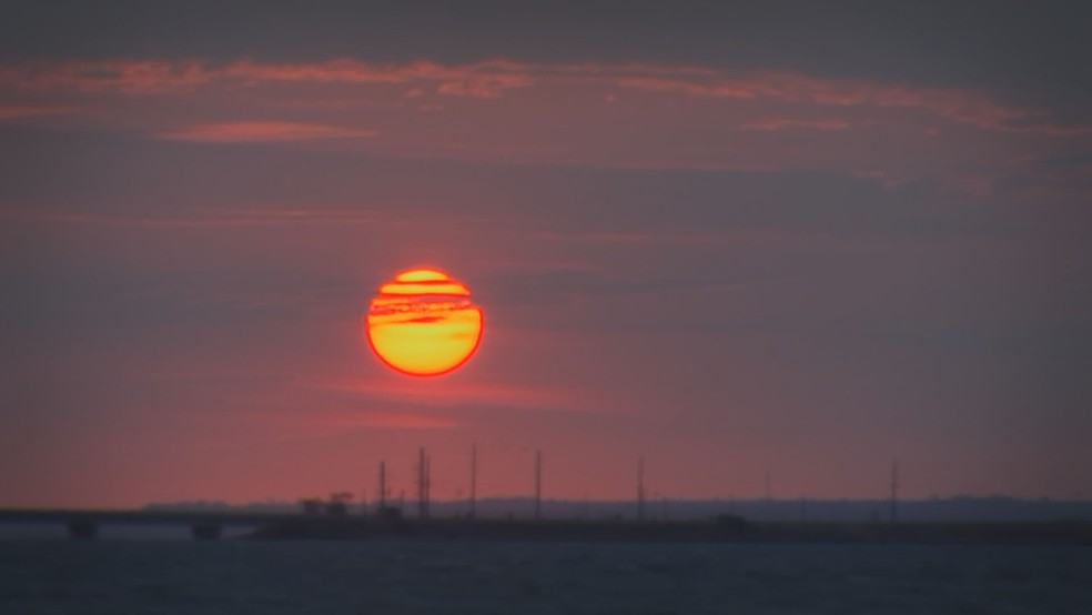 6 de 6
No dia da reportagem, as nuvens esconderam o sol, mas ele apareceu no fim da tarde &mdash; Foto: Reprodu&ccedil;&atilde;o/TV TEM