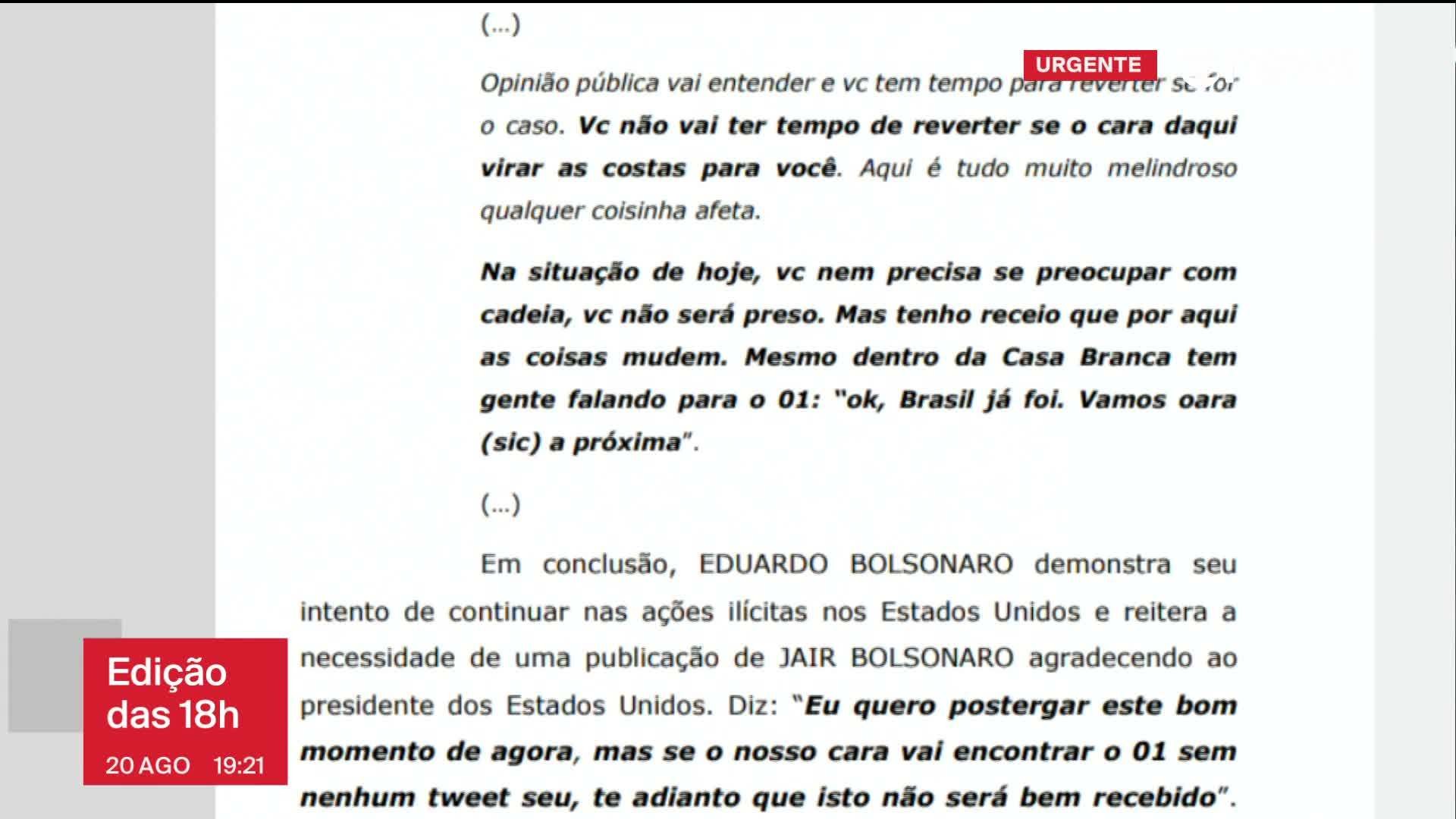 VÍDEOS: PF indicia Eduardo e Bolsonaro e faz buscas contra Malafaia