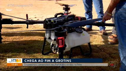 Empresários comemoram resultados das vendas durante a Agrotins 2024