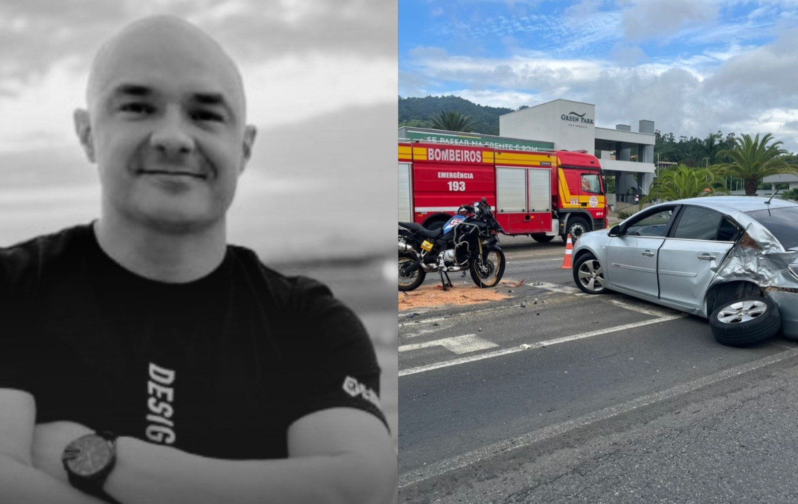 Sargento da PM morre após acidente a caminho de casa no domingo de Páscoa em SC