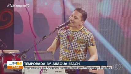 Temporada de praia em Araguanã conta com programação musical