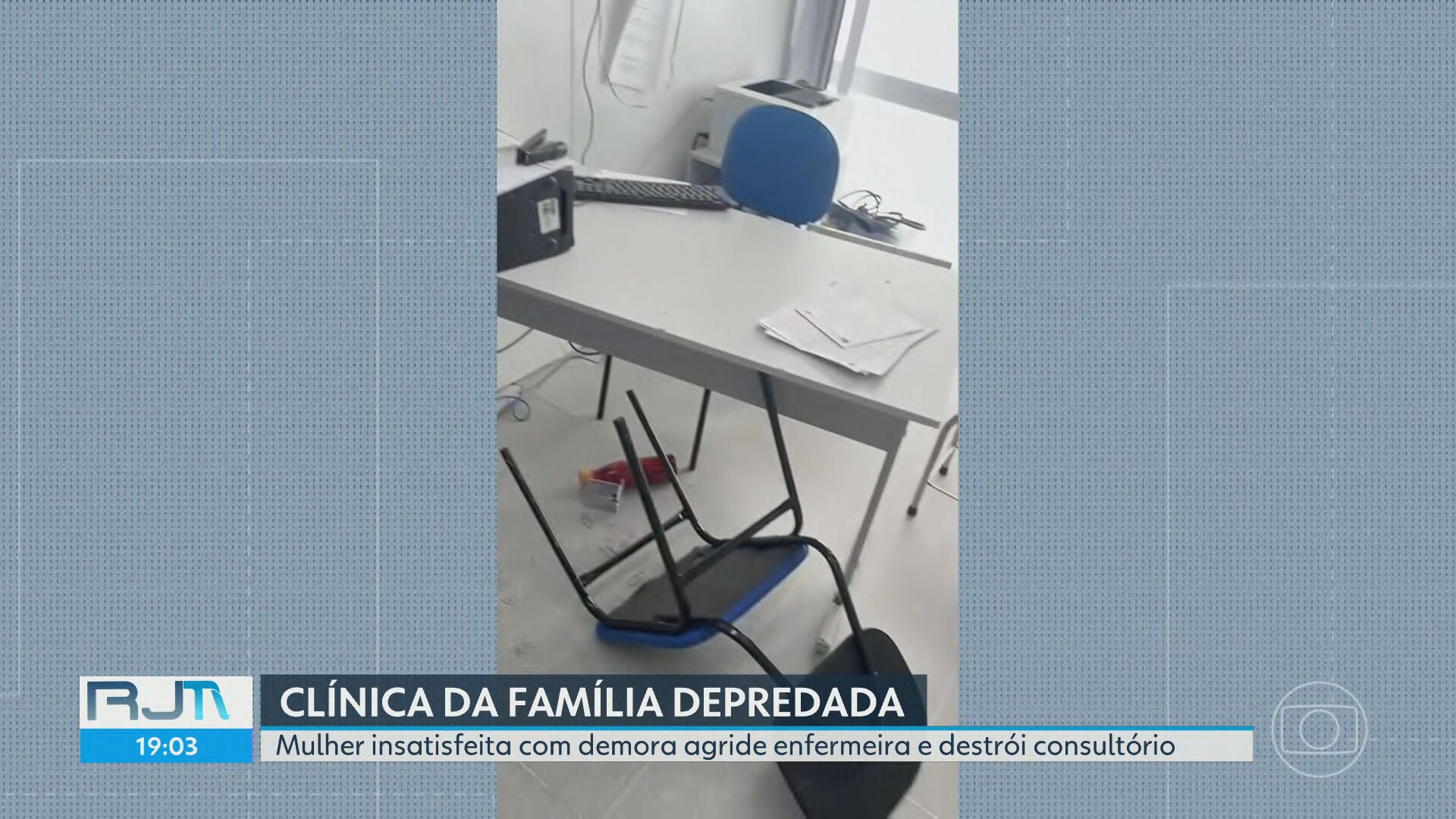 Clínica de família é invadida e depredada na Zona Norte do Rio