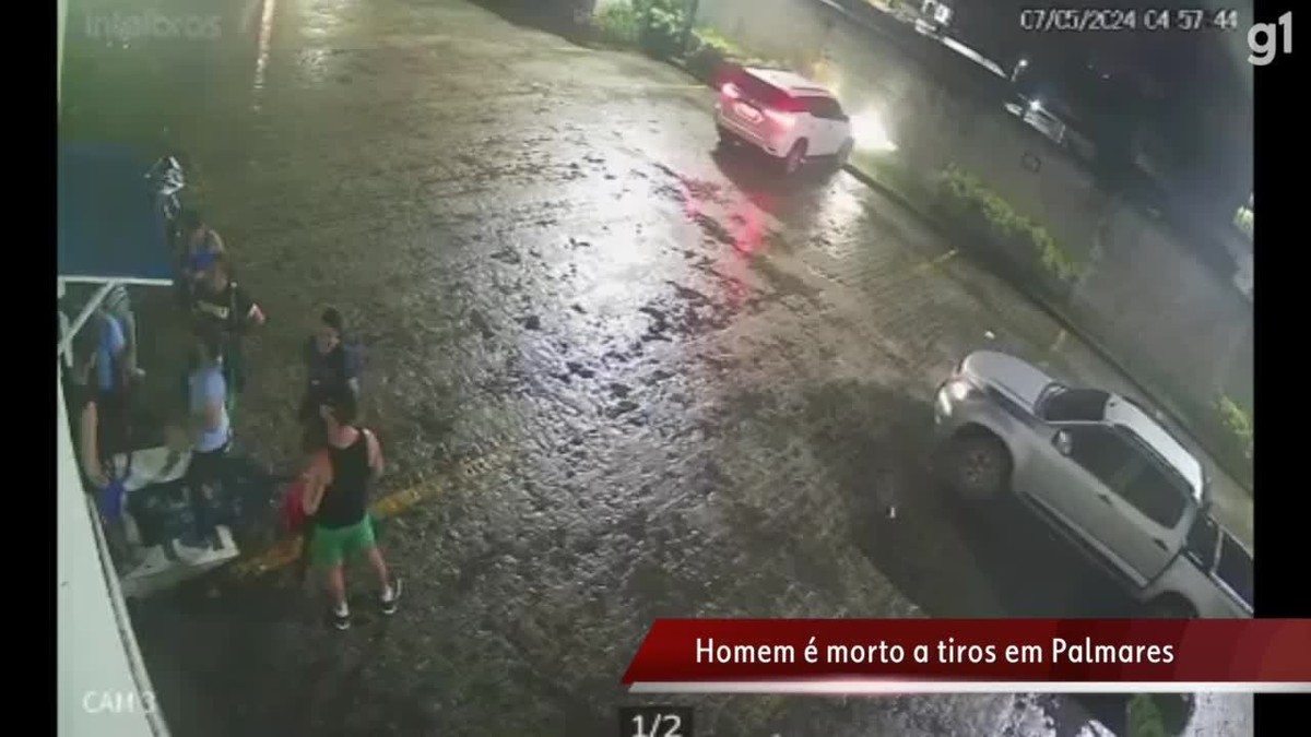 VÍDEO: homem é morto a tiros em Palmares