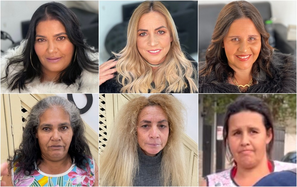 Cabeleireiro viraliza na web ao criar 'dia de beleza' com catadoras de recicláveis em Itapetininga — Foto: Alef Faria/Arquivo pessoal 