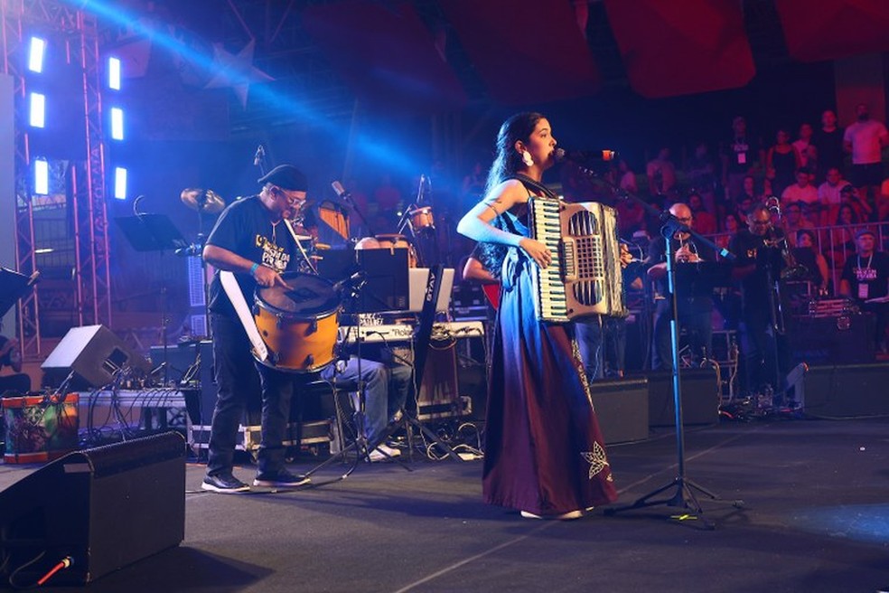Lily Sanfoneira é uma das atrações do fim de semana em João Pe — Foto: Divulgação/Secom-PB