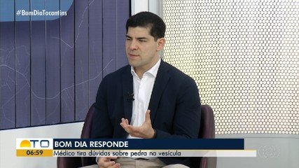 Médico gastroenterologista tira dúvidas dos telespectadores sobre pedra na vesícula