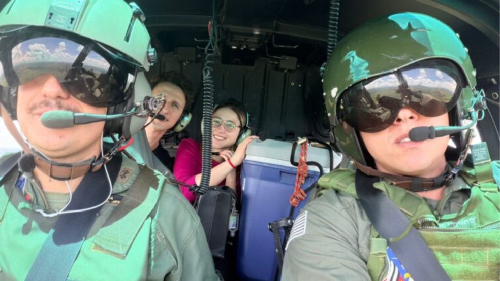 Paciente recebe órgão que 'viajou' em helicóptero Águia de Rio Preto a Barretos (SP) — Foto: Santa Casa de Barretos/Arquivo pessoal