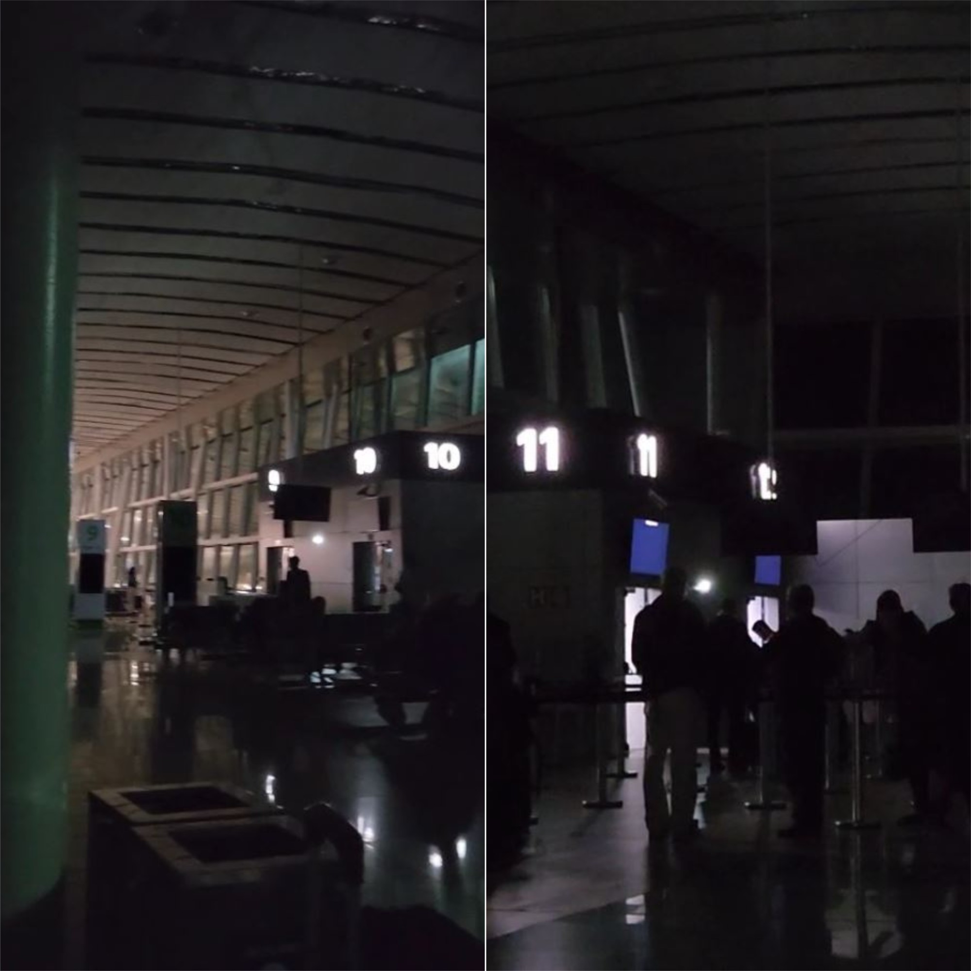 Aeroporto de Natal tem apagão de energia elétrica e fica às escuras
