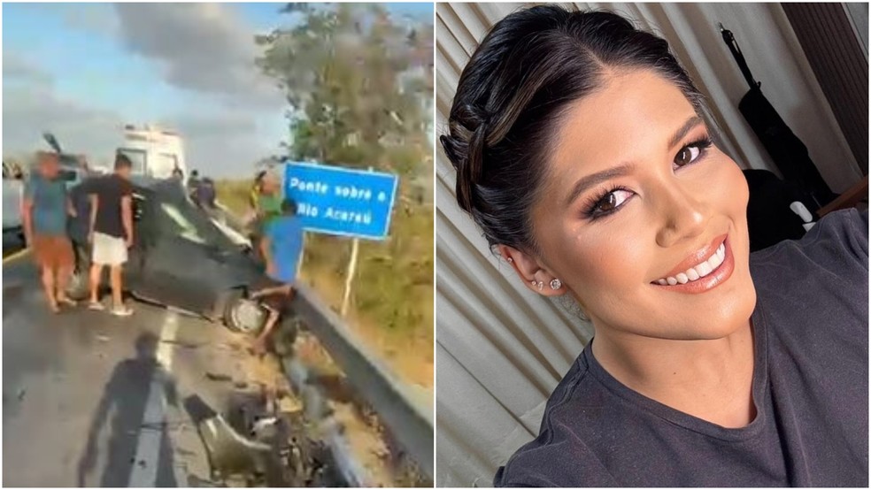 Dentista Aricia Tallita Almada Sousa de Lima, 34 anos, morreu após bater o carro de frente com um caminhão no interior do Ceará. — Foto: Reprodução/ Arquivo pessoal